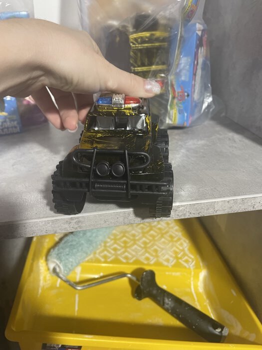 Фотография покупателя товара Джип инерционный «Полиция», МИКС - Фото 3