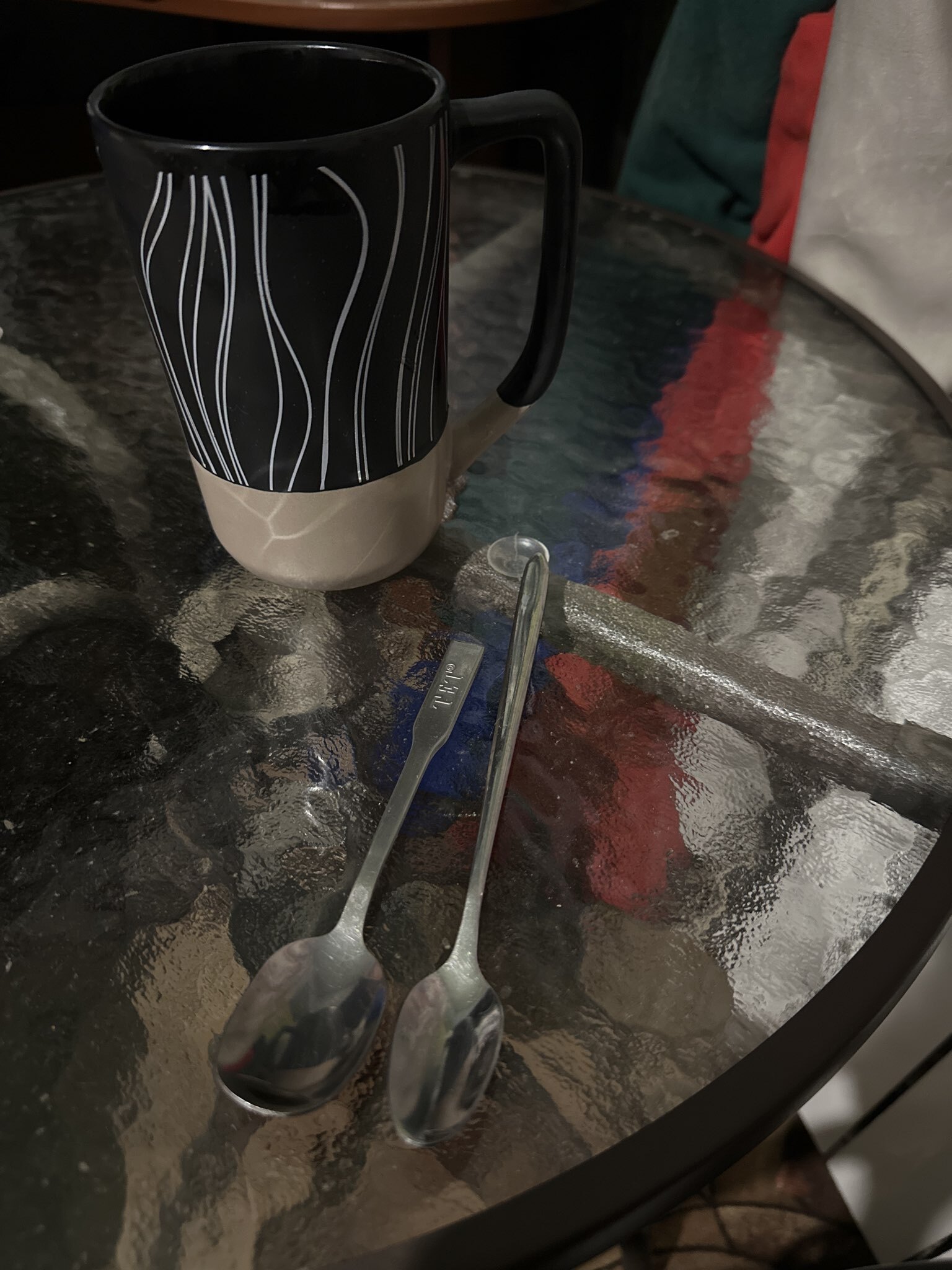 Фотография покупателя товара Кружка чайная керамическая «Листья», 500 мл, ручная работа - Фото 3