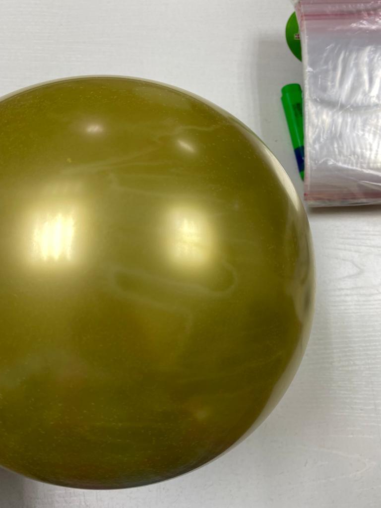 Фотография покупателя товара Воздушные шары латексные 12" «Хром», 50 шт., серебряные - Фото 5