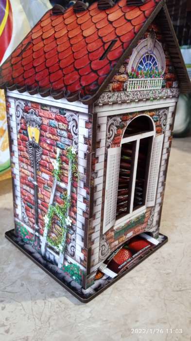 Фотография покупателя товара Чайный домик "Дом из красного кирпича", 9,8×9,8×17,4 см
