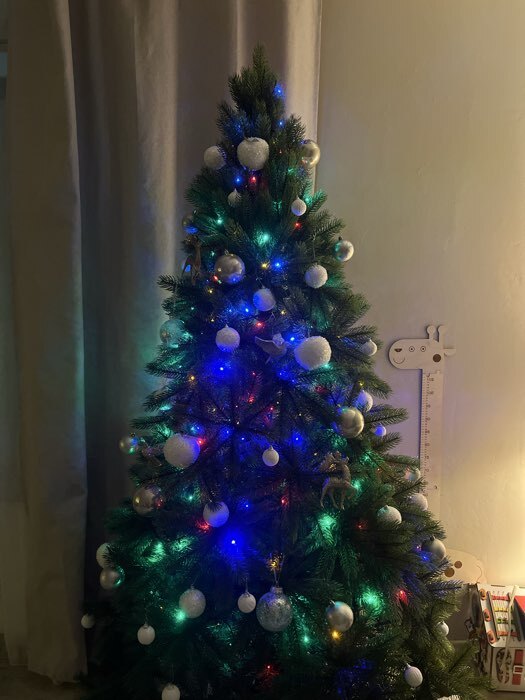 Фотография покупателя товара Ёлочная игрушка «Зимнее волшебство. Грациозный олень блеск» пластик, 13×8 см, золото