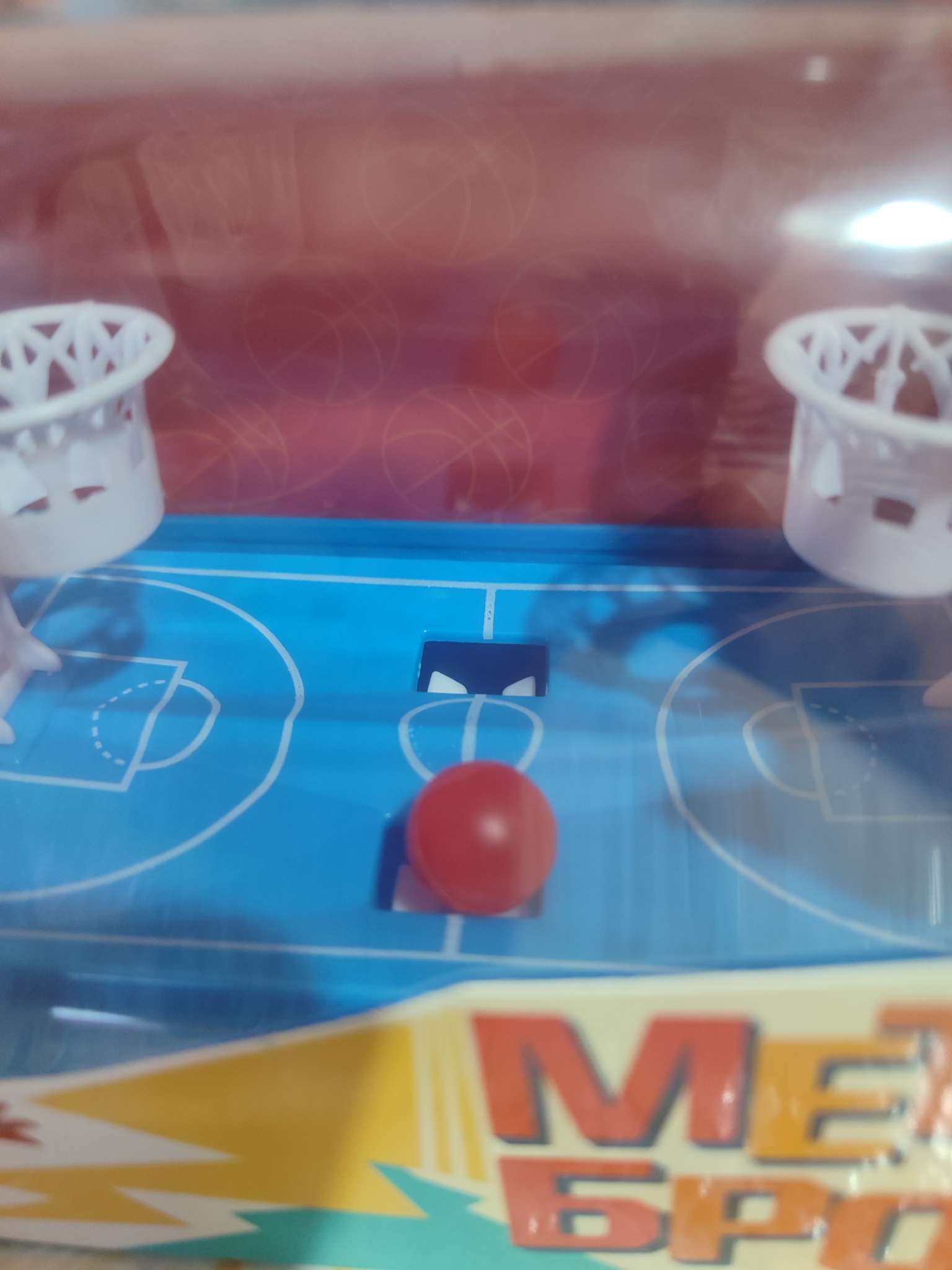 Фотография покупателя товара Настольный баскетбол «Меткий бросок», цвета МИКС, от 2 игроков, 5+ - Фото 3