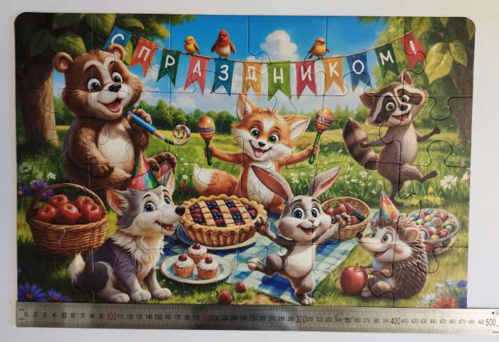 Фотография покупателя товара Макси - пазл «Праздник на полянке», 24 детали - Фото 2