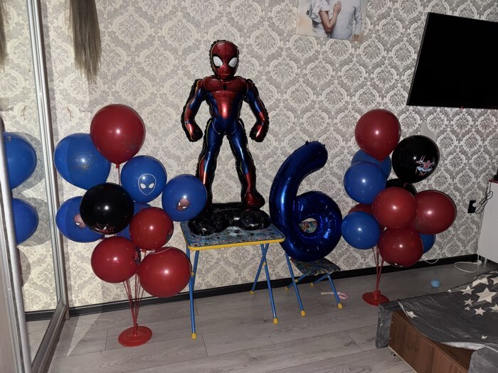 Фотография покупателя товара Стойка для шаров 100 см на 10 шаров - Фото 1