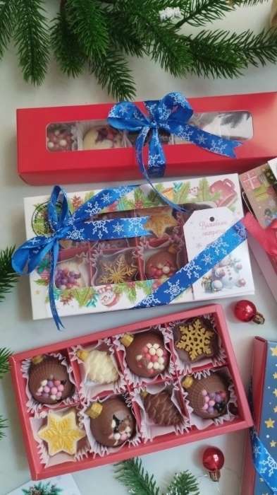 Фотография покупателя товара Коробка для 5 конфет с окном, с тонкими разделителями, белый 21×5.5×3.3 см - Фото 10