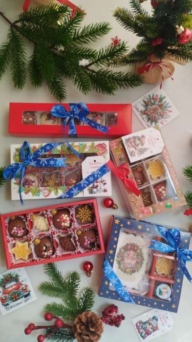 Фотография покупателя товара Коробка для 5 конфет с окном, с тонкими разделителями, белый 21×5.5×3.3 см - Фото 11