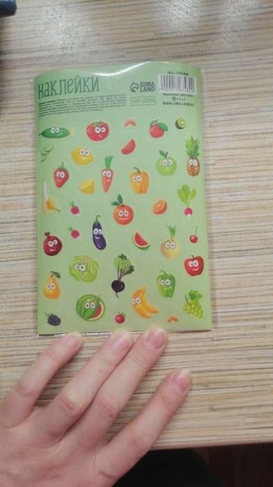 Фотография покупателя товара Наклейки детские бумажные «Лесные обитатели», 11 х 16 см - Фото 2
