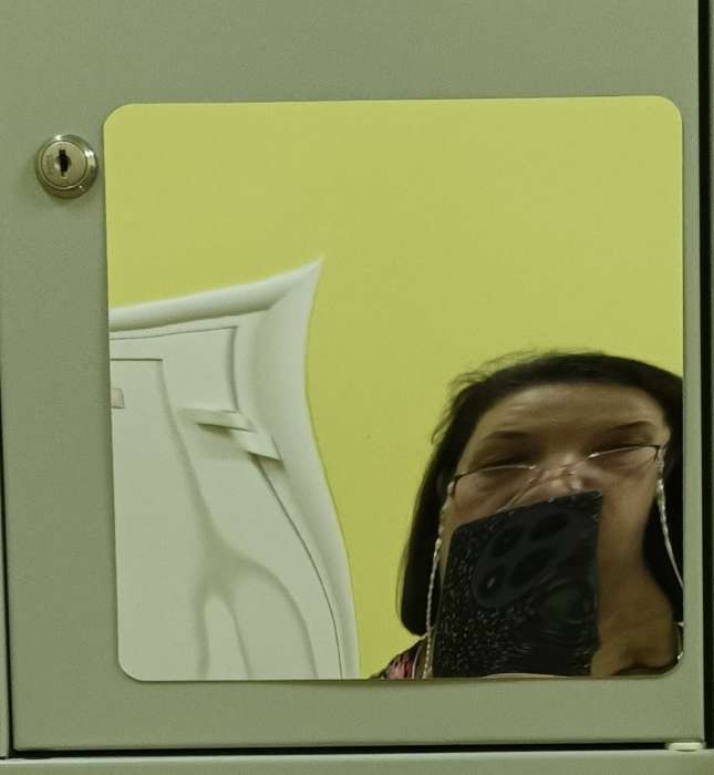 Фотография покупателя товара Зеркало настенное, квадратное, акриловое, 20×20 см - Фото 8