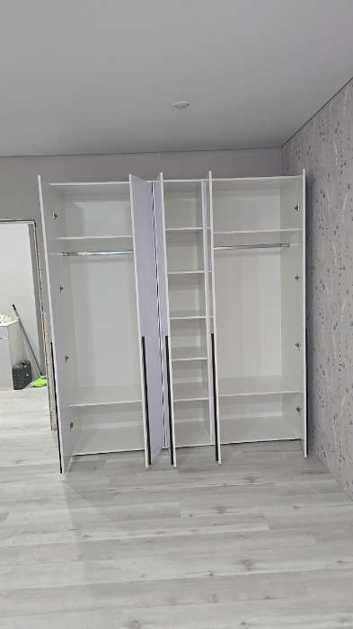 Фотография покупателя товара Шкаф трёхстворчатый «Норд», 1200×510×2236 мм, цвет дуб крафт белый - Фото 1