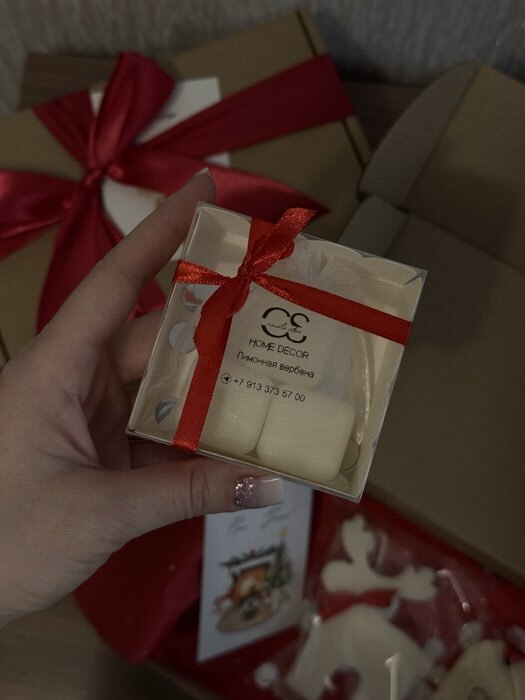 Фотография покупателя товара Коробка для печенья, белая, 15×15×3 см - Фото 5