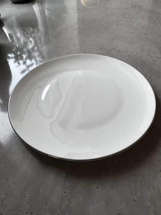 Фотография покупателя товара Тарелки SL Home «Каскарон», d=23.3 см, набор 2 шт., костяной фарфор, белые - Фото 3