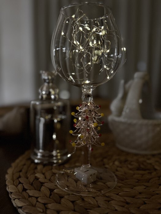 Фотография покупателя товара Бокал для вина SL-Home «Ёлочный», 370 мл, 8.5×20.8 см, стекло, прозрачный, розовый - Фото 9