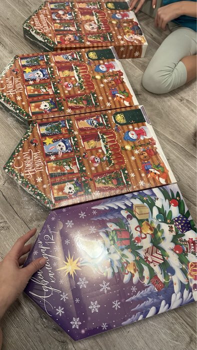 Фотография покупателя товара Адвент-календарь новогодний на 12 дней, сладкий подарок «Новогодние лошадки» - Фото 1