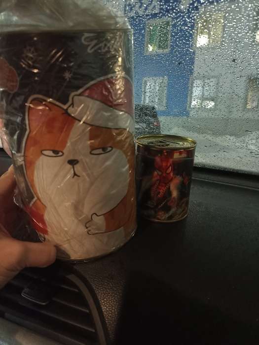 Фотография покупателя товара Копилка новогодняя подарок «Новый год: Деньги зло», XXL, 20×12.5 см - Фото 1