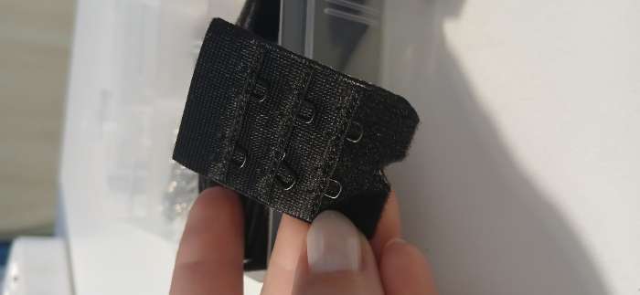 Фотография покупателя товара Застёжка для бюстгальтера, 3 ряда 2 крючка, 10 шт., бежевая - Фото 1