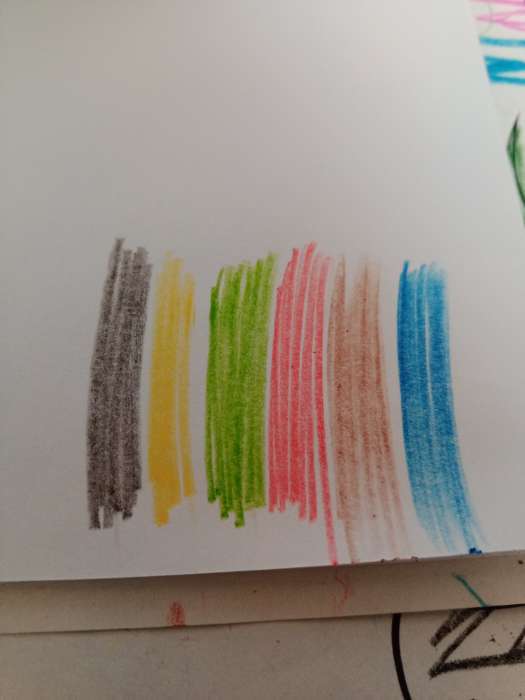 Фотография покупателя товара Цветные карандаши 6 цветов ZOO, пластиковые, шестигранные - Фото 1