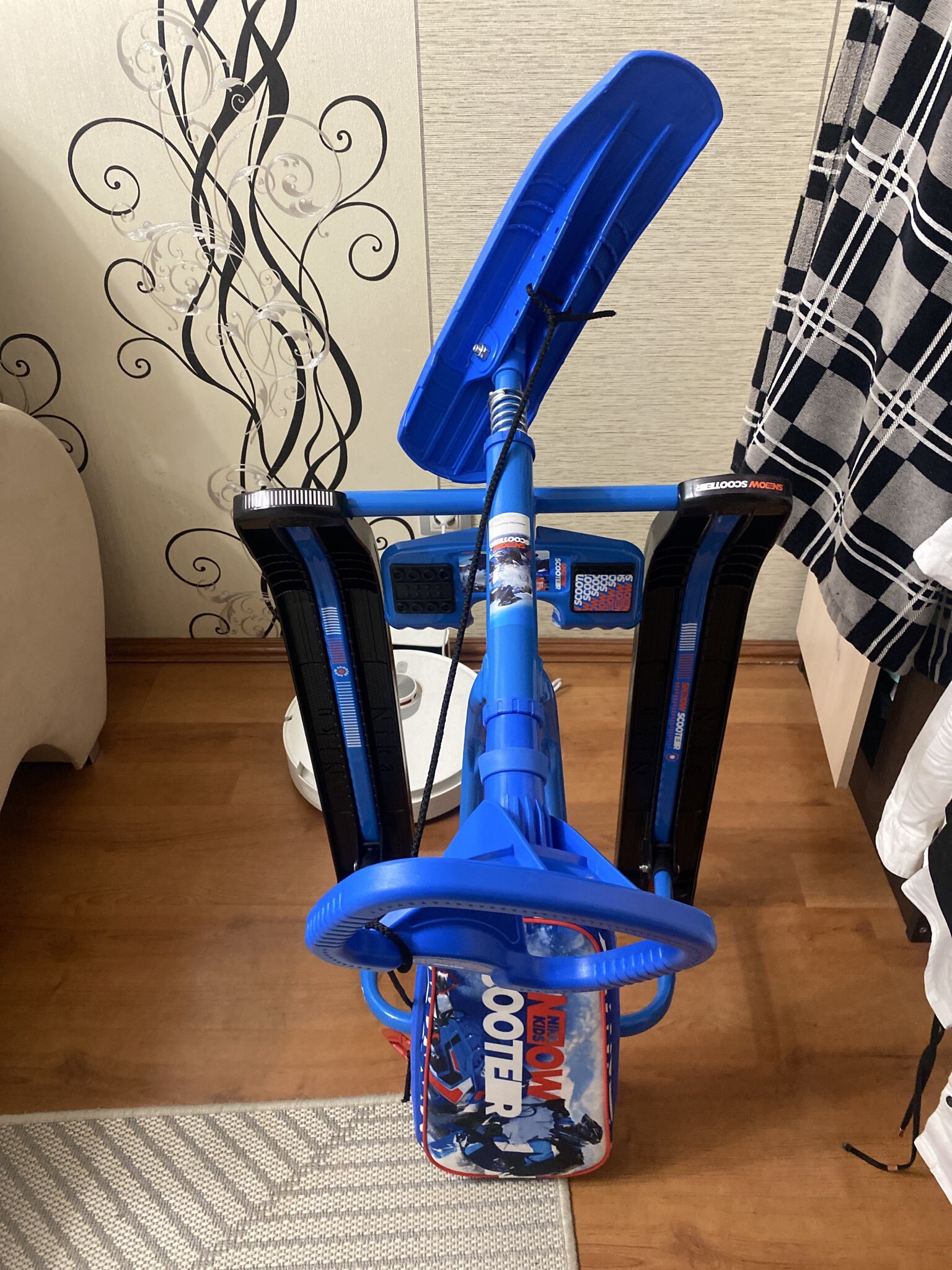 Фотография покупателя товара УЦЕНКА Снегокат «Тимка спорт 1+» с гонщиком, голубой, ТС1+/Г Nika - Фото 1