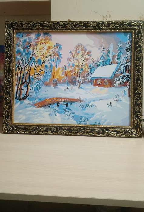 Фотография покупателя товара Рама для картин (зеркал) 40 х 50 х 4 см, дерево "Версаль", золотая - Фото 10