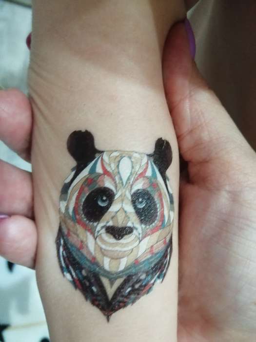 Фотография покупателя товара Татуировка на тело "Панда" 5,3х6,3 см МИКС