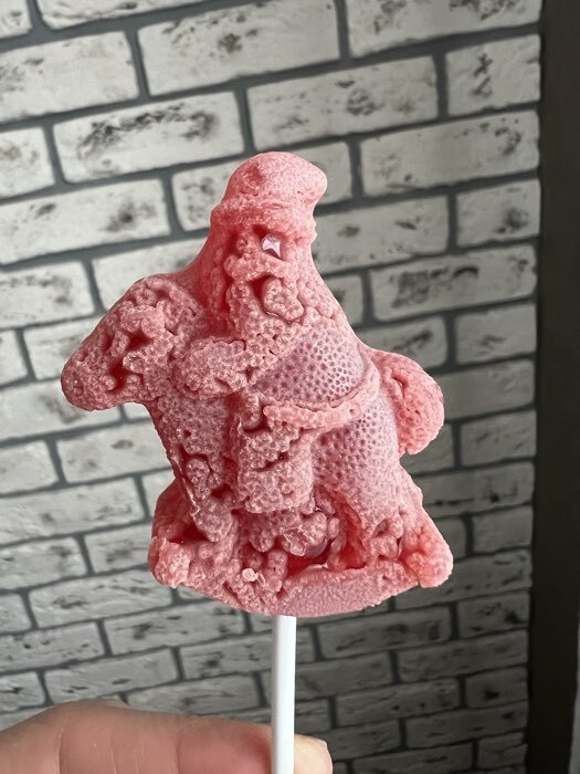 Фотография покупателя товара Карамель леденцовая «Дедушка мороз», малина со сливками, 22 г - Фото 1