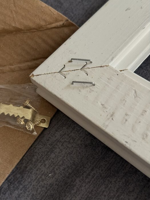 Фотография покупателя товара Рама для картин (зеркал) 30×40×4 см, дерево «Версаль», бело-серебристая - Фото 11