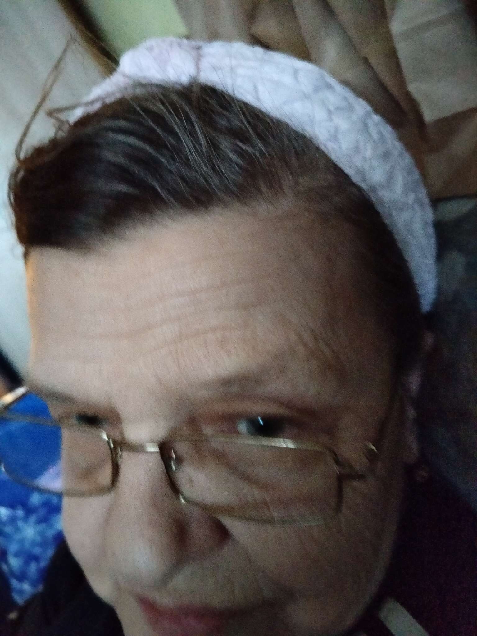 Фотография покупателя товара Ободок для волос QF «Каприз», 2.5 см, сиреневый - Фото 1