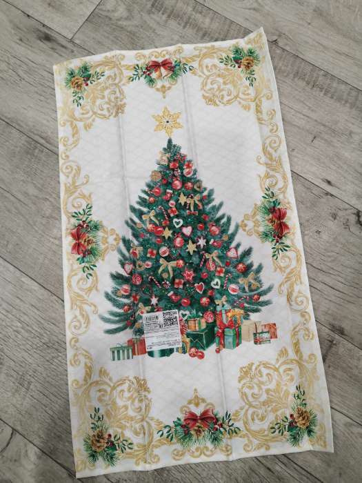 Фотография покупателя товара Новогоднее полотенце "Этель" Golden Christmas 40х73 см, 100% хл, саржа 190 гр/м2