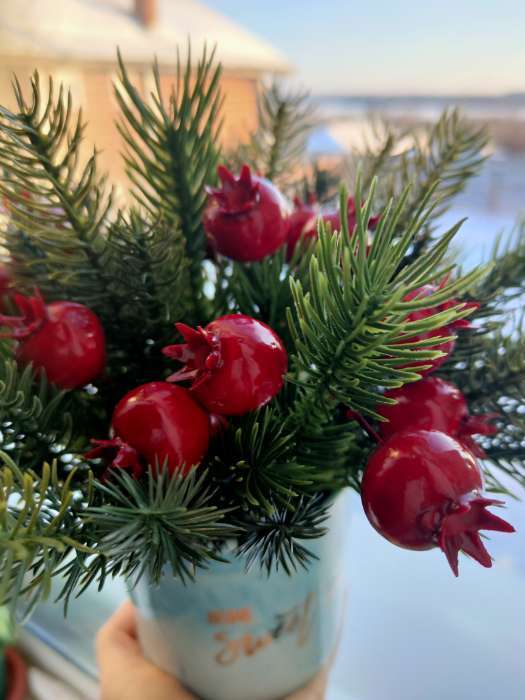 Фотография покупателя товара Топпер для творчества TAKE IT EASY «Гранат», набор 10 шт., в цветы, в кашпо, 4×3 см - Фото 11