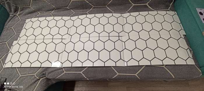 Фотография покупателя товара Стеновая панель самоклеящаяся TAKE IT EASY «Кирпич», 300×600 мм, цвет белый, 10 шт. - Фото 3