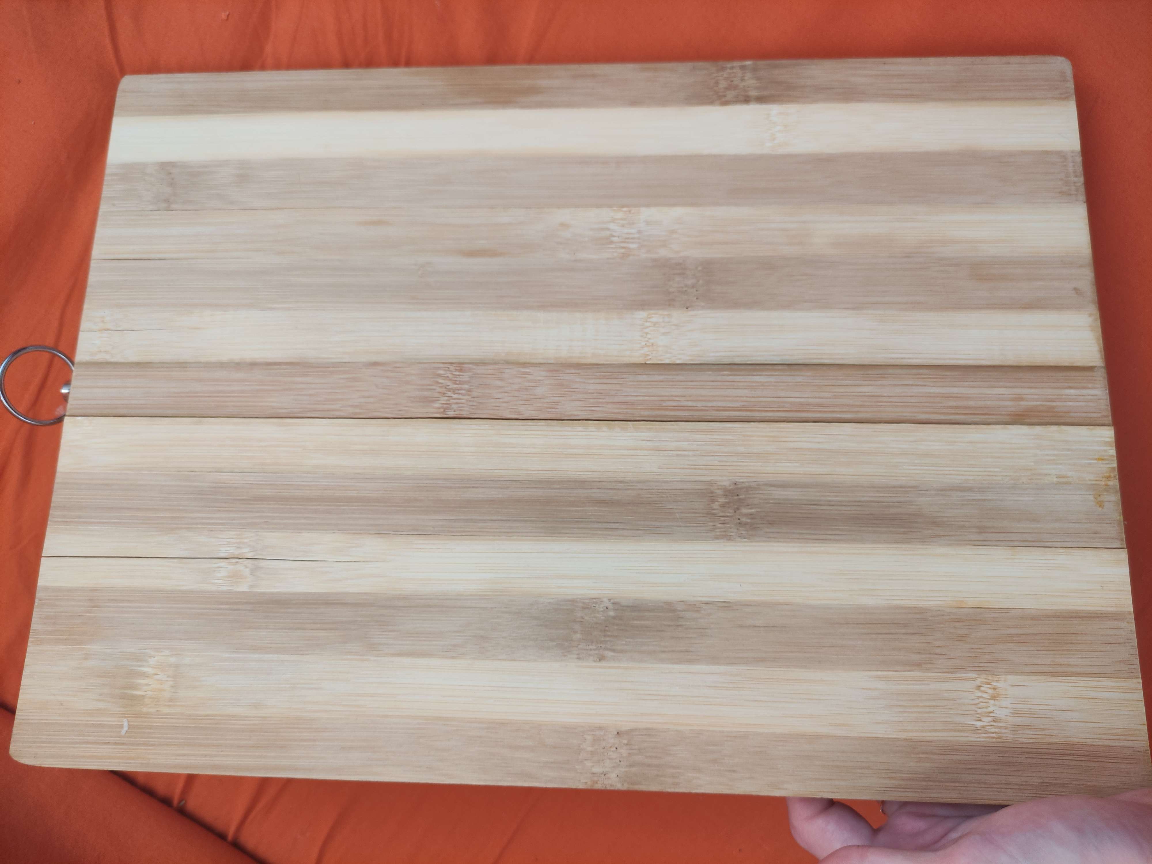 Фотография покупателя товара Доска разделочная Доляна «Зебра», 26×36×1,7 см, бамбук
