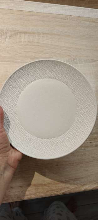 Фотография покупателя товара Десертные тарелки Magistro Lofty, d=20 см, набор 6 шт., фарфор, белые - Фото 1