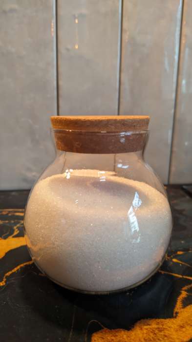 Фотография покупателя товара Сахарница «Бабл», 400 мл, 10×12 см, с пробковой крышкой, стекло - Фото 4