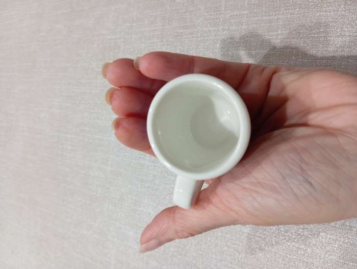 Фотография покупателя товара Кружка для святой воды новогодняя «Вертеп», 30 мл - Фото 2