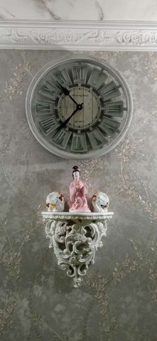 Фотография покупателя товара Декор настенный с полкой TAKE IT EASY «Ажурная», панно, 15.2×45.5 см, белая - Фото 1