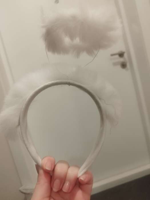 Фотография покупателя товара Карнавальный ободок «Нимб ангела», цвет белый - Фото 1