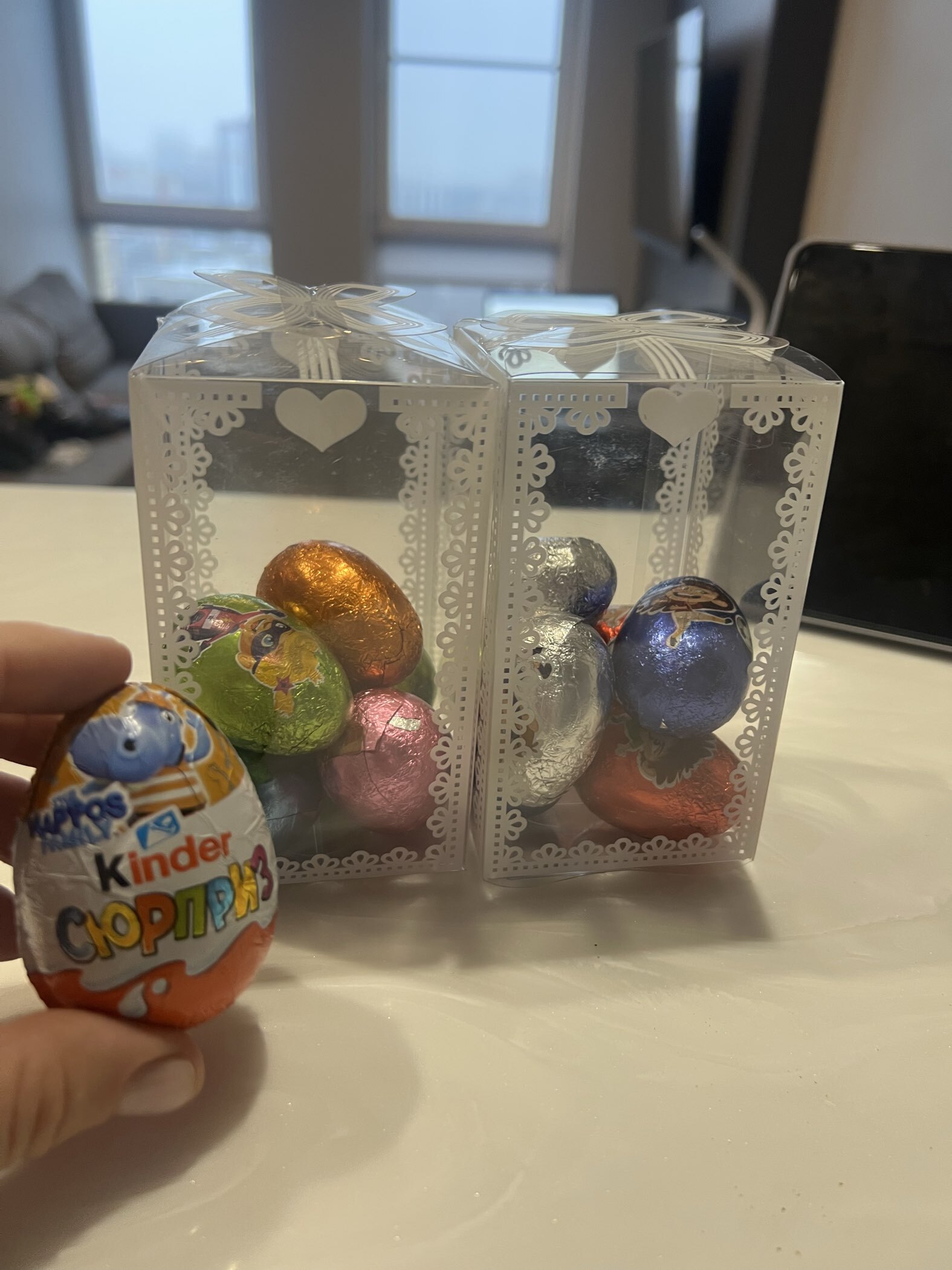 Фотография покупателя товара Яйца шоколадные, бельгийский, «Динозавр», 75 г - Фото 1