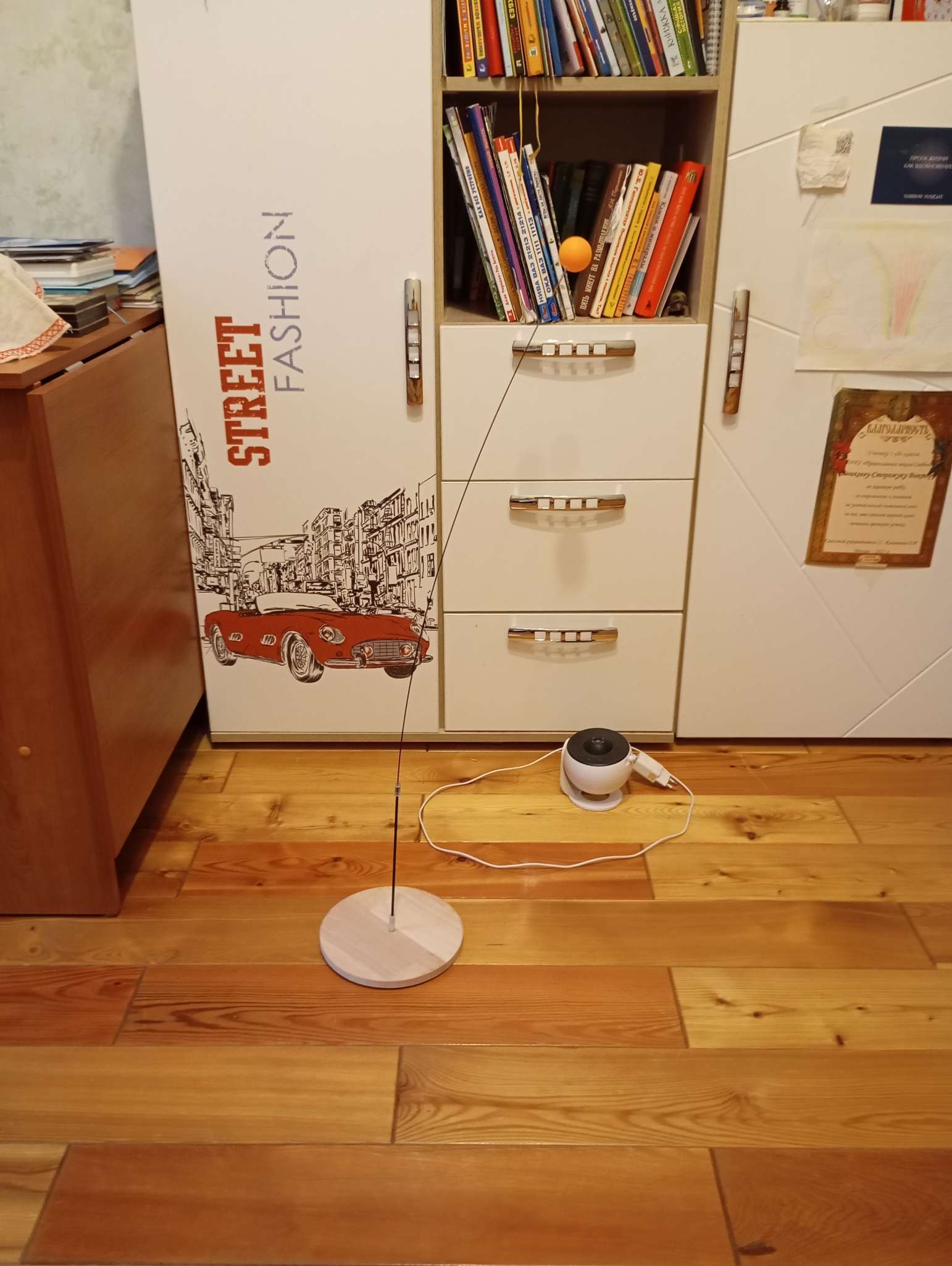 Фотография покупателя товара Детский тренажёр «Настольный теннис», 27×4.7×42 см - Фото 1