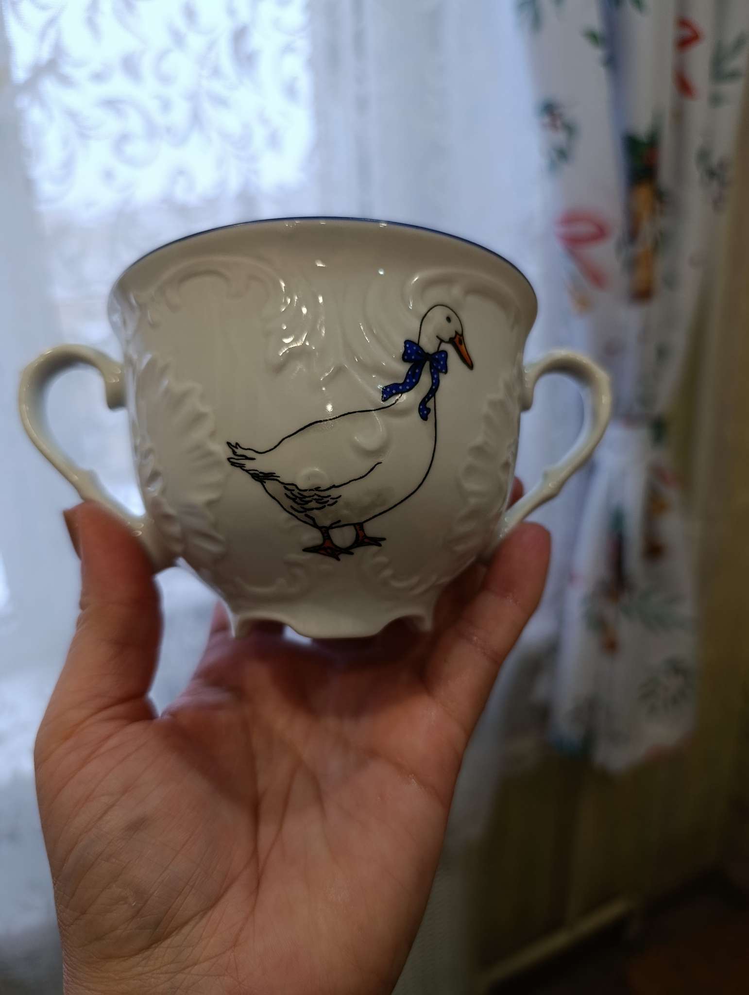 Фотография покупателя товара Бульонница «Рококо. Гуси», 330 мл, рисунок МИКС - Фото 1