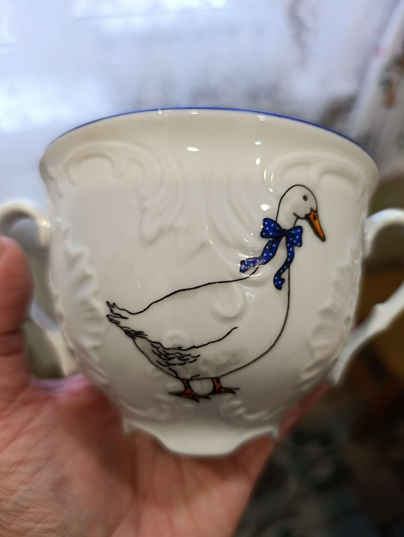 Фотография покупателя товара Бульонница «Рококо. Гуси», 330 мл, рисунок МИКС - Фото 2