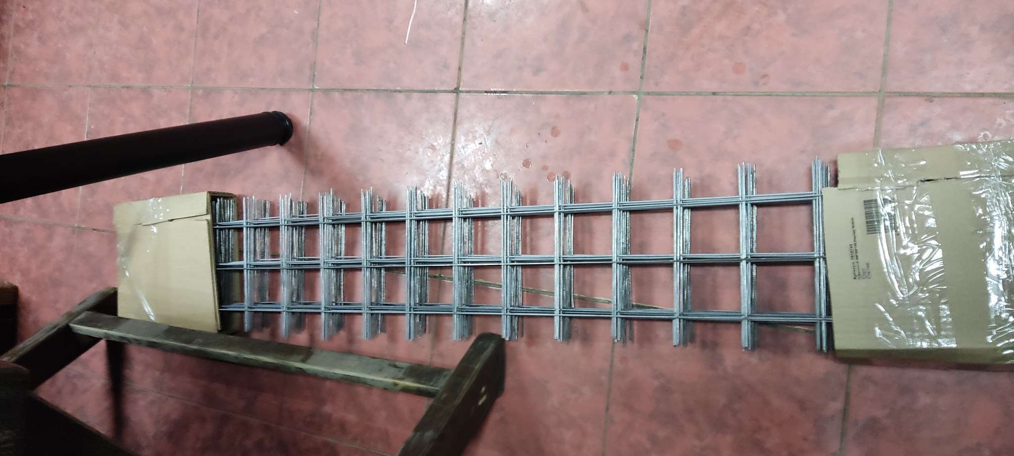 Фотография покупателя товара Сетка сварная кладочная ТУ, 50×50 мм, диаметр 3 мм, лист 0.25×1.5 м, 3×17 прутков, 10 шт./уп - Фото 1