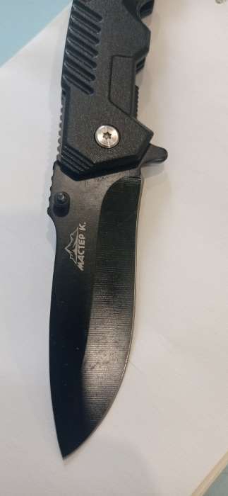 Фотография покупателя товара Нож складной "Акула" 20см, клинок 83мм/1,8мм - Фото 8