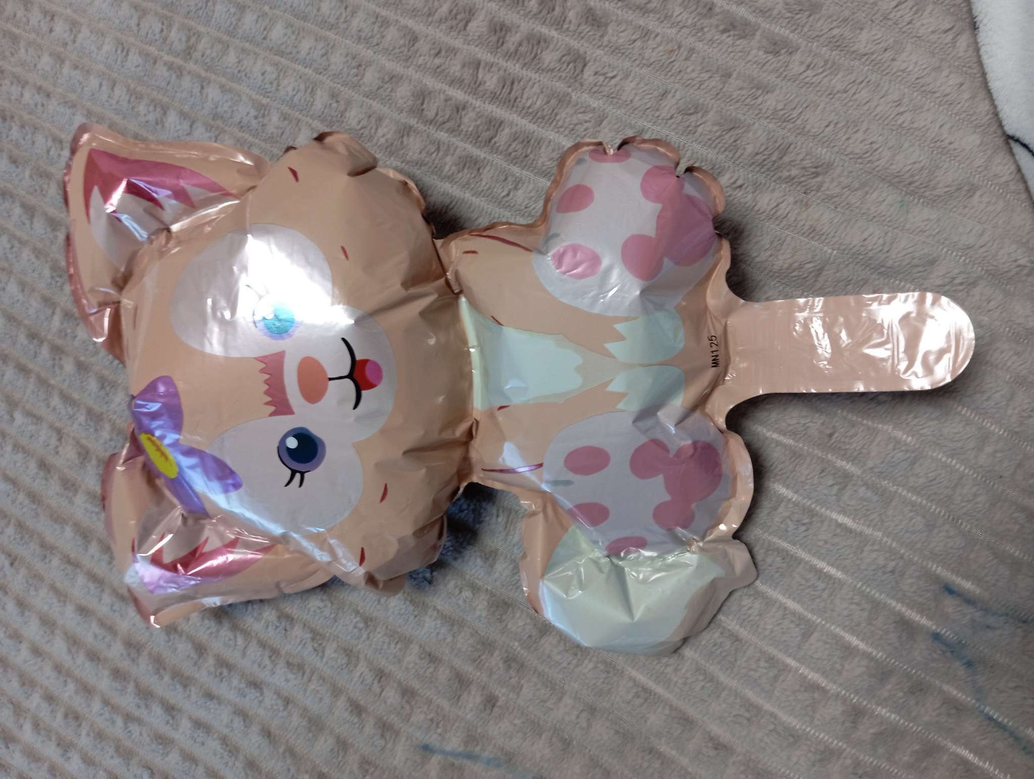 Фотография покупателя товара Воздушный шар фольгированный 32" «Котёнок с цветком», фигура - Фото 7