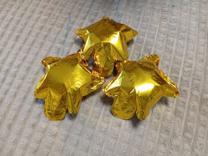 Фотография покупателя товара Воздушные шары фольгированные 5" «Звезда», под воздух - Фото 23