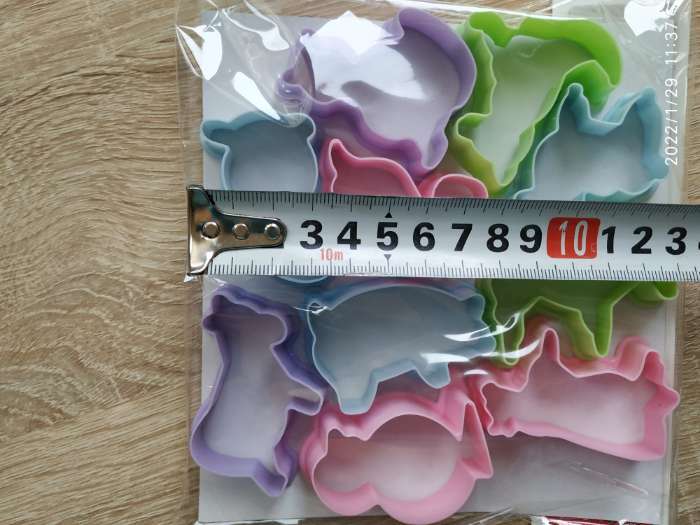 Фотография покупателя товара Набор форм для печенья Доляна «Зоопарк», 5,5×4,5×1,7 см, 10 предметов, цвет МИКС - Фото 1