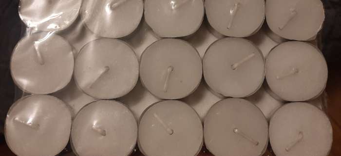 Фотография покупателя товара Свечи чайные «Великан», 30 шт., 20×13×3 см - Фото 1