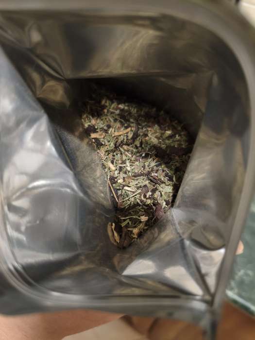 Фотография покупателя товара Чай травяной «Освежающий кокос» premium: кокосовая стружка, мята, стевия, 50 г - Фото 2