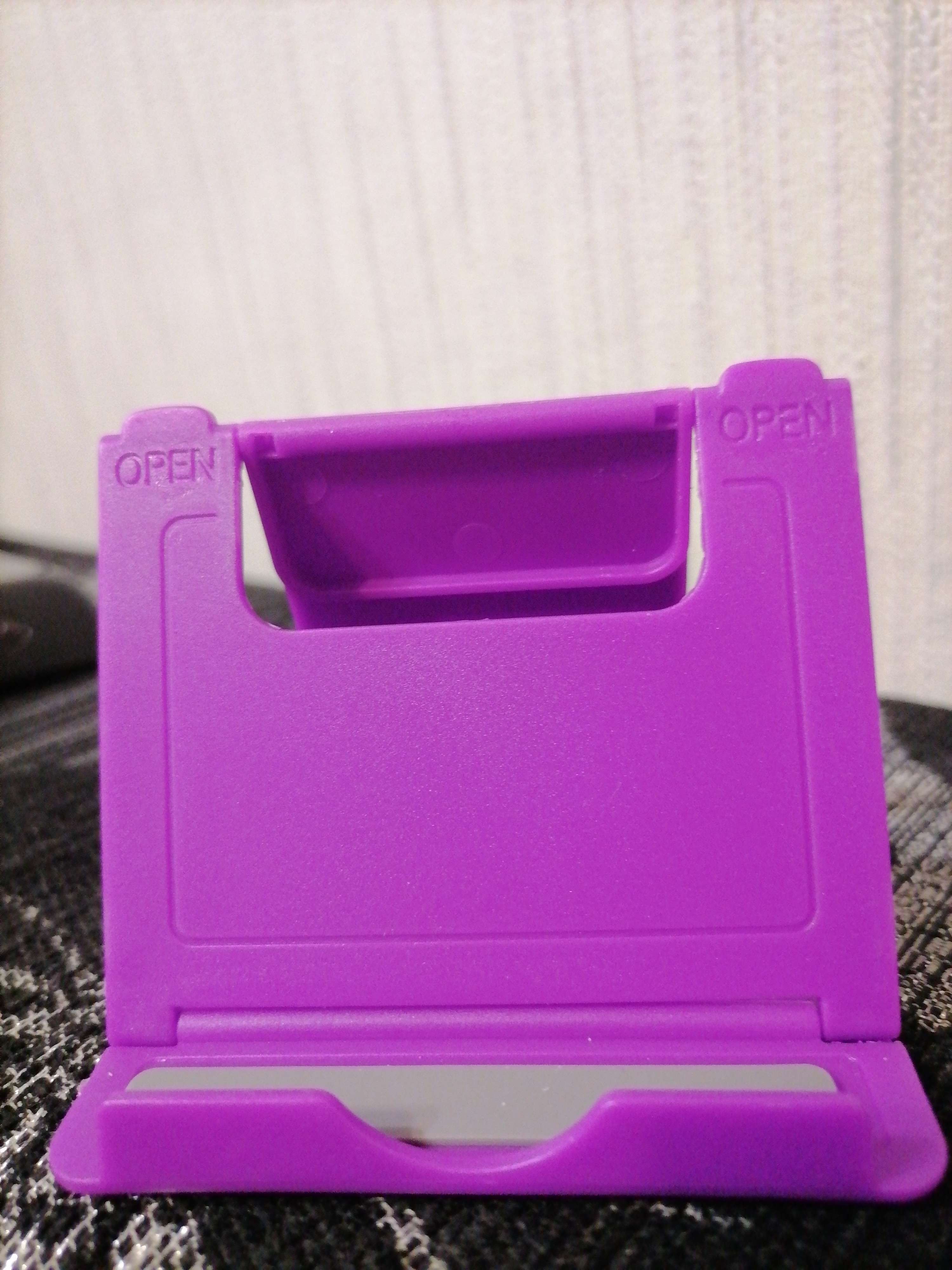 Фотография покупателя товара Подставка для телефона Luazon, складная, регулируемая высота, фиолетовая - Фото 37