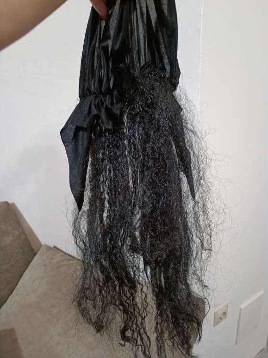 Фотография покупателя товара Карнавальный парик «Пират», бандана с длинными волосами, 110 г - Фото 1