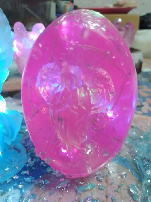 Фотография покупателя товара Гирлянда «Мишура» 1 м, роса, IP20, серебристая нить, 20 LED, от батареек CR2032×2, свечение мульти - Фото 2