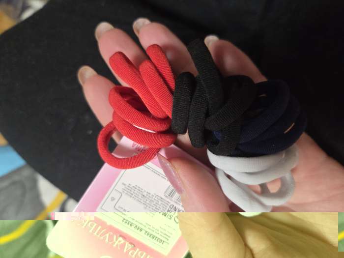 Фотография покупателя товара Резинки для волос «Амурные дела», набор 20 шт., звездуля, 2.5 см - Фото 2